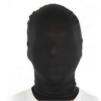 Sexy Cosplay Halloween Party Lycra Spandex Zentai Open Eyes Mouth Full Hood Mask White-StyleC(Open eyes and mouth) white
