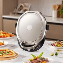 Midea Double-Sided Electric Griddle white