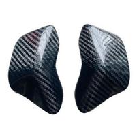 Kawasaki Ninja 400/Z400 Carbon Fiber Fuel Tank Anti-Fall Cover (2017-2023, 1 Pair) None gray