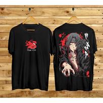 Itachi Uchiha Manga Strip Naruto Anime Manga Unisex T-shirt 2025 Summer New Retro Men and Women Streetwear S beige