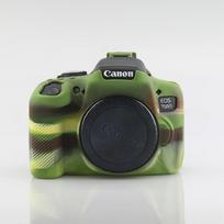 Naujas silikoninis dėklas Canon EOS 750D - Apsauginis dangtelis ir krepšys DSLR kamerai EOS 750D kamufliažas