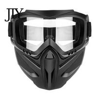 Adjustable Ski Mask Full Face with Detachable Goggles, Anti-Fog UV Protection Windproof Anti Fog Shield, Goggle for Welding, Motorcycle Riding, gryna
