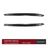 Skoda Superb B8.5 2019-2022 Headlight Eyebrow Stickers - Modified Accessories Skoda Superb B8.5 2019-2022 black