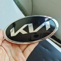 Automobilio priekinio variklio dangčio emblema, galinės bagažinės ženkliuko lipdukas KIA KN K2 K3 K4 K5 Sportage Picanto Sorento Rio Soul Ceed Niro Forte Stinger gztcv55 11.4 x 5.7cm sidabras