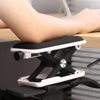 Easy Install Armrest Extender Bracket Adjustable Height Desk Chair Armrest Cushion  Home Office Use juoda balta spalva