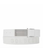 Goldeunbeeo (M) Italy Leather Belt G6Abx26101Whx White/Xxx white