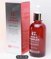 HISTOLAB Vita C komplekso ampulė 47 Šviesinanti ir drėkinanti odos toną puoselėjanti 80ml red