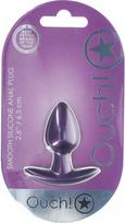 Analinis kaištis Ouch! Smooth Silicone S, violetinis