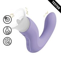 G-taško vibratorius ir stimuliatorius Vive CallaLily, violetinis