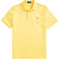 Polo Ralph Lauren Solid Color Logo Embroidered Short Sleeve Polo Shirt Men polo shirts Yellow 710870645-031 L beige