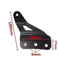 LED Roof Strip Bracket, Strong Mounting Stand, Light Panel Holder, Universal black