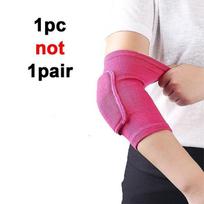 1PC Elbow Pad for Dancing Volleyball Yoga Women Kids Men Elbow Pads Support Fitness Protector Work Gear XS raudona