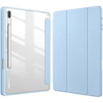 Dėklas Samsung Galaxy Tab S10 S9 S8 S7 Plus FE 12,4 colio, akrilinė galinė planšetės apsauga, skirta Tab S10 Lite S9 FE, dėklai su pieštuko laikikliu A9 8.7 inch dangaus mėlyna spalva