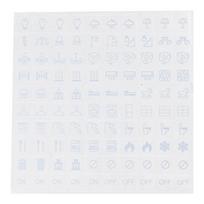 Waterproof Light Switchs Label Sticker Clear Transparent Switchs Panel Labels Switchs Panel Label Decal for Home Office
