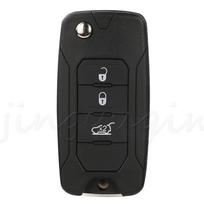 Jingyuqin 3/4 Buttons Remote Car Key Cover Flip Key For Jeep Renegade Compass Patriot Liberty Fob Sip22 Blade Auto Accessories black