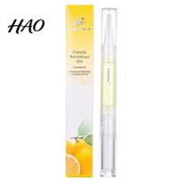 Nail And Skin Moisturizing Pen 5ML Cuticle Oil Nourish Soften Revitalize Nails Moisturize Treatment Improve Dryness Roughness for Healthy Shiny Lemon beige
