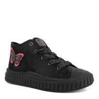 Aulinukai mergaitėms, Juoda, Girls Kids Sneakers High