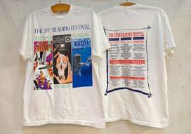 Vintage 90s 1992 Nirvana Reading Festival 90s Band Tour White Sz.L Shirt REPRINT Unisex T-Shirt L