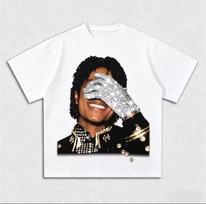 Michael Jackson Graphic T-Shirt White L black