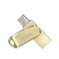 SanDisk DDC4 64GB USB 3.2 Type-C Dual Drive - Gold beige
