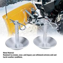 1 Pair Snow Plow Shoes 2205071 Metal Impact Resistant Adjustable Snow Plow Skid Shoes Replacement for Polaris RZR ACE Sportsman ATV UTV Without Gasket yellow