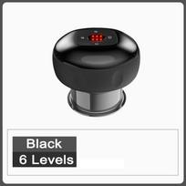 Smart Electric Vacuum Cupping Device Body Scraping MassagingTool Heating Suction Cup Device Physical Fatigue Relieving Beauty Health black