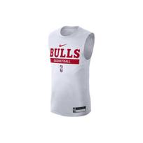 Nike Dri-FIT NBA Chicago Bulls Letter Print Quick-Dry Training Sleeveless Basketball Jersey Men Jersey White DR6758-100 2XL white