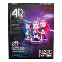 KPop Demon Hunters Huntrix Chibi character set, 4D puzzle (6078016)