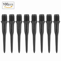 100Pcs High Precision Electronic Dart Plastic Professional Dart Durable Soft Tip Points Needle Replacement Set Darts Accessories juoda