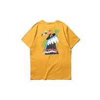 Vans Off The Wall Surf Graphic Short Sleeve T-Shirt Yellow Unisex VN0A4RAY50X L yellow