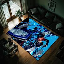 Žaidimas Persona 3 Reload Durų kilimėlis Įėjimas Neslystantis Plaunamas Virtuvės kilimas Svetainės Koridoriaus kilimas Vonios kambario dekoracija SJR50x80CM gray