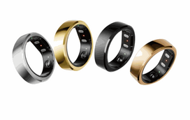 RingConn Gen 2 smart ring, Silver, size 8