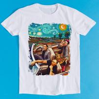 Famous Artists Vincent Van Gogh Frida Kahlo Salvador Dali Banksy Artist Meme Cult Music Unisex Men Women Cool Gift Tee T-Shirt K7232 2XL