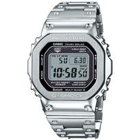Casio wristwatch G-Shock domestic genuine product Bluetooth equipped full metal radio solar GMW-B5000D-1JF mens silver black