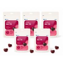Chong Kun Dang Dailywise Korean Red Ginseng Gummy 5-Pack Bundle