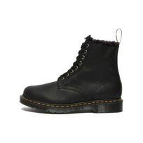 Dr. Martens 1460 Pascal Fur Lined Ankle High Top Retro Combat Boots Unisex Black 25533001 36 black