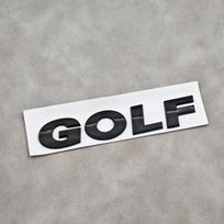 Hot 3D ABS Chrome Black Logo GOLF Emblem Letters Sticker Car Rear Trunk Badge For Volkswagen VW Golf 4 5 6 7 MK3 MK4 MK5 MK6 MK7 RJ5 white