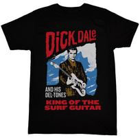 Dick Dale King of Surf Guitar T-shirt S gray