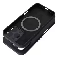 OEM Silicone 2mm phone case with MagSafe support for iPhone 15 black
