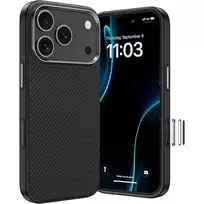 Benks Magnetic Armor Pro Kevlar Case Metal Frame 600D (C.K.FL.AP.BK.BA72) for iPhone 18 Pro/17 Pro black