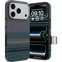 Benks Magnetic Armor Pro Aurora Kevlar 600D Case (C.K.FL.AP.SR.A072) for iPhone 18 Pro/17 Pro (Camera Control Button)