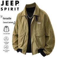 JEEP SPIRIT Men's Casual Lapel Jacket L