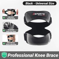 Patella Knee Brace Pro Grade Ideal For Meniscus Customizable Orthopedic Compression Patellar Tendon Ergonomic Support Strap With Pads Pain black