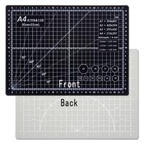 Two-color A3 PVC Cutting Mat: Scaled, Anti-cut Surface for Craftwork & Model Clay A2 (60x45cm) gray