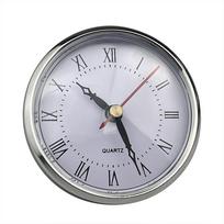 80 MM kvarcinio laikrodžio įdėklas, pakeičiančios romėniškų skaitmenų dalis, unikalus dizainas gray