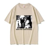 Aphex Twin Come To Daddy Graphic T Shirts Men Women Vintage Oversized Streetwear Male Fashion Casual Soft Cotton T-shirt Tops S juoda