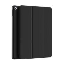 IPad 10.2 2019 2020 2021 7-osios, 8-osios, 9-osios kartos magnetinis atverčiamas išmanusis dėklas IPad 7 8 9, su minkštu silikoniniu galiniu dangteliu juoda