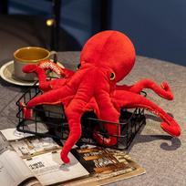 40/75cm Lifelike Octopus Plush Toy Stuffed Simulation Sea Animal Plush Toys Red Octopus Dolls & Stuffed Toys for Children Gift 40cm raudona