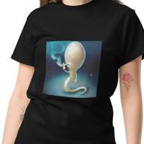 Funny Sperm Smoking Meme T-shirt, Shirts That Go Hard, Offensive Shirt S gray