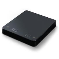 Portable Digital Kitchen Scale with Timer 3kg/0.1g USB Rechargeable Smart Food Weight Scale Black Mini Electronic Coffee Scale (black,0.1 g&3 kg&150x130x22.5 mm) juoda
